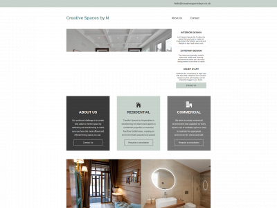 creativespacesbyn.co.uk snapshot