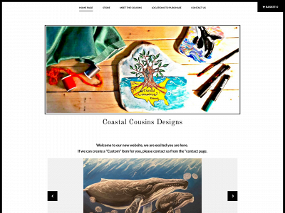 coastalcousinsdesigns.com snapshot