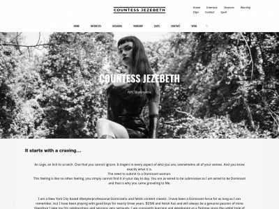 countessjezebeth.com snapshot