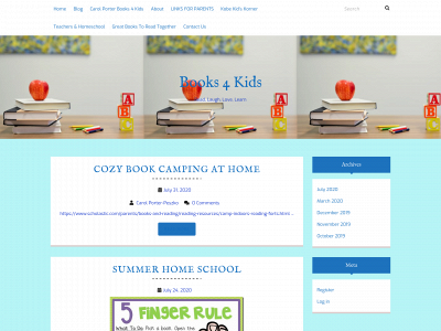 carolporterbooks.com snapshot