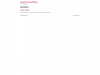 ituarteconsulting.com snapshot