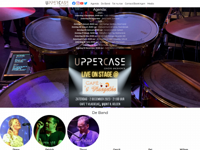 uppercasecoverband.nl snapshot