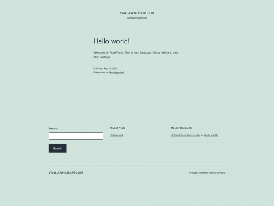 vanlawnchair.com snapshot