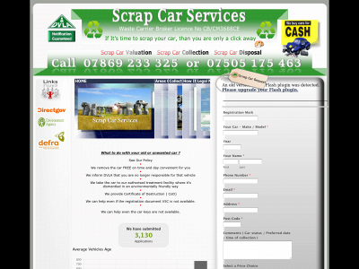 scrapcarservices.co.uk snapshot