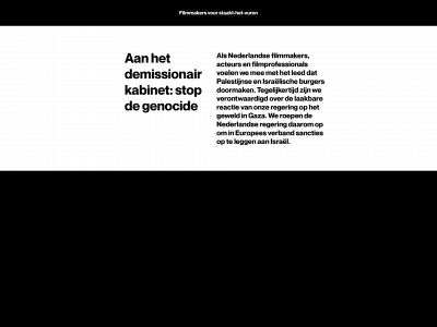 filmmakersvoorstaakthetvuren.nl snapshot