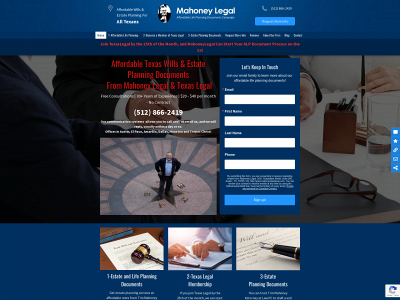 www.mahoneylawtexas.com snapshot