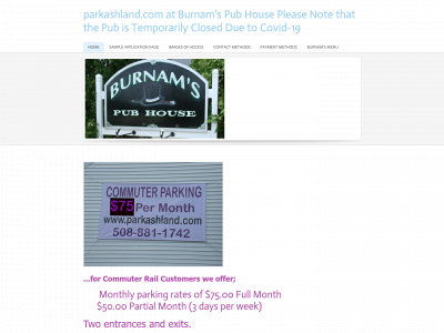 parkashland.com snapshot