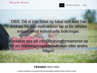 traningformammor.se snapshot