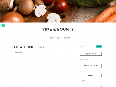 vineandbounty.com snapshot