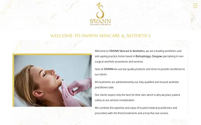 swannskincareaesthetics.com snapshot