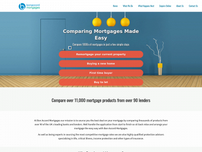 www.bonaccordmortgages.com snapshot