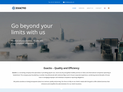 exactio.ch snapshot