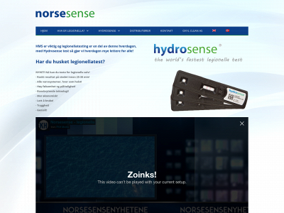 hydrosense.no snapshot