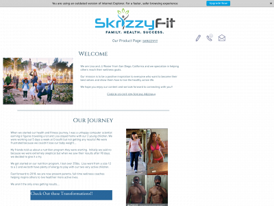 skrizzyfit.com snapshot