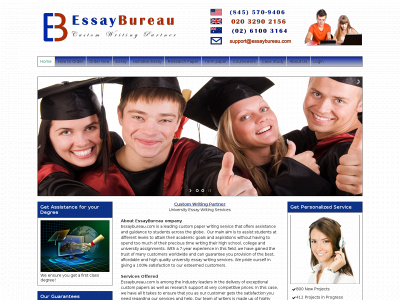 essaybureau.com snapshot