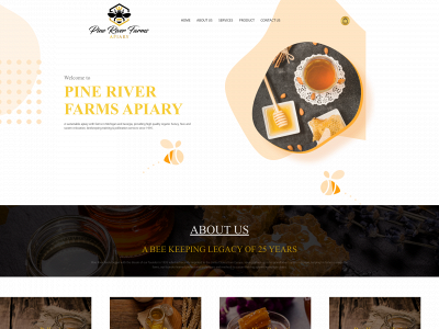 pineriverfarmsapiary.com snapshot