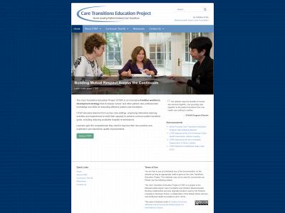caretransitionseducation.org snapshot