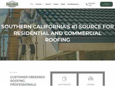 preferredroofinginc.com snapshot