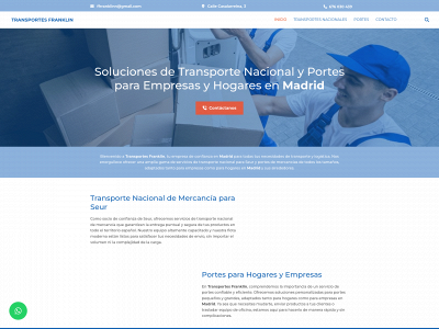 transportesfranklin.es snapshot