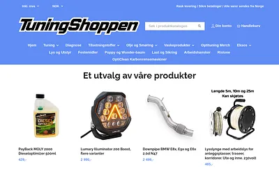 tuningshoppen.com snapshot