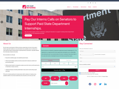 payourinterns.org snapshot