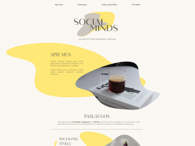 socialminds.lt snapshot