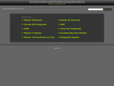masteridluam.com snapshot