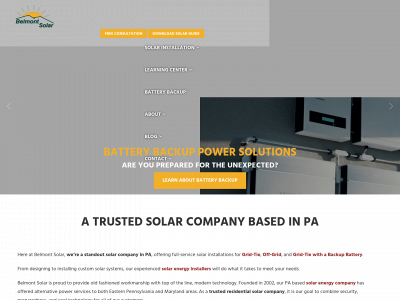 belmontsolar.com snapshot