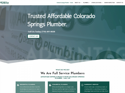 advantagesewer.com snapshot