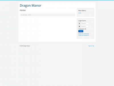 thedragonmanor.com snapshot