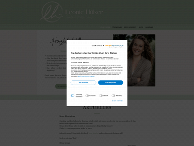 leoniehuelser.de snapshot
