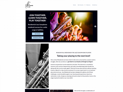 saxweekends.com snapshot