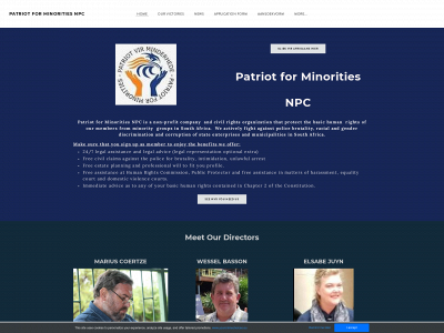 patriotsa.org snapshot