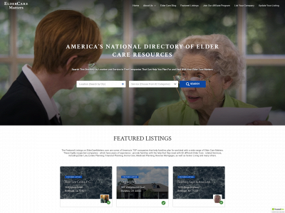 eldercarematters.com snapshot