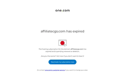 affiliatecgs.com snapshot