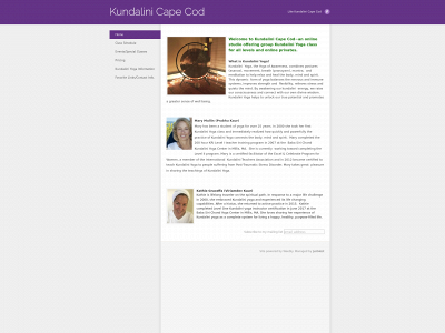 kundalinicapecod.com snapshot