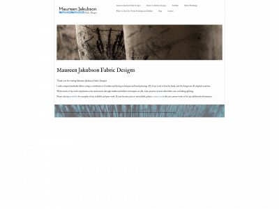 maureenjakubsonfabricdesigns.com snapshot