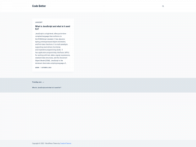 code-better.com snapshot