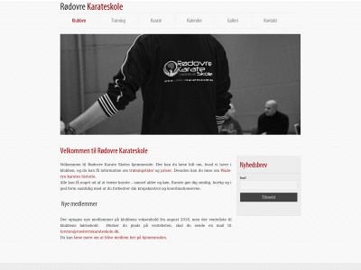 roedovrekarateskole.dk snapshot