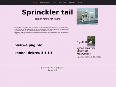 sprincklertail.be snapshot