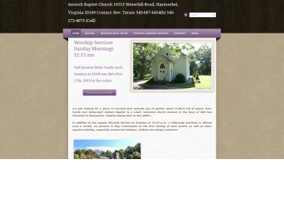 antiochbaptisthaymarket.com snapshot