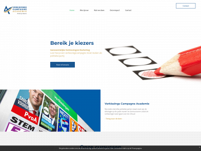 verkiezingscampagneacademie.nl snapshot