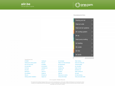 aiir.be snapshot