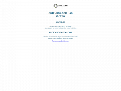 ostendox.com snapshot