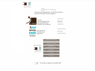 asblcompagnons.be snapshot