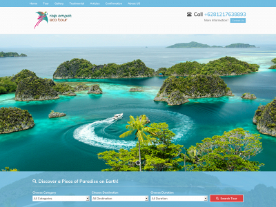 rajaampatecotour.com snapshot