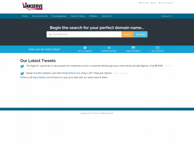 www.linkservehost.com snapshot
