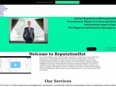 www.reputationhut.com snapshot