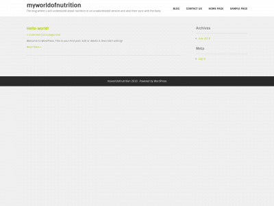 goldendustnutrition.com snapshot