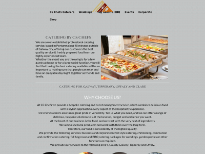 cschefscaterers.com snapshot